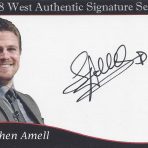 Stephen Amell Autograph #1 – On Card