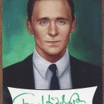 Tom Hiddleston Autograph #1 – On Card